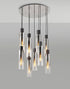 Brooks Slim Round Pendant 9 Light
